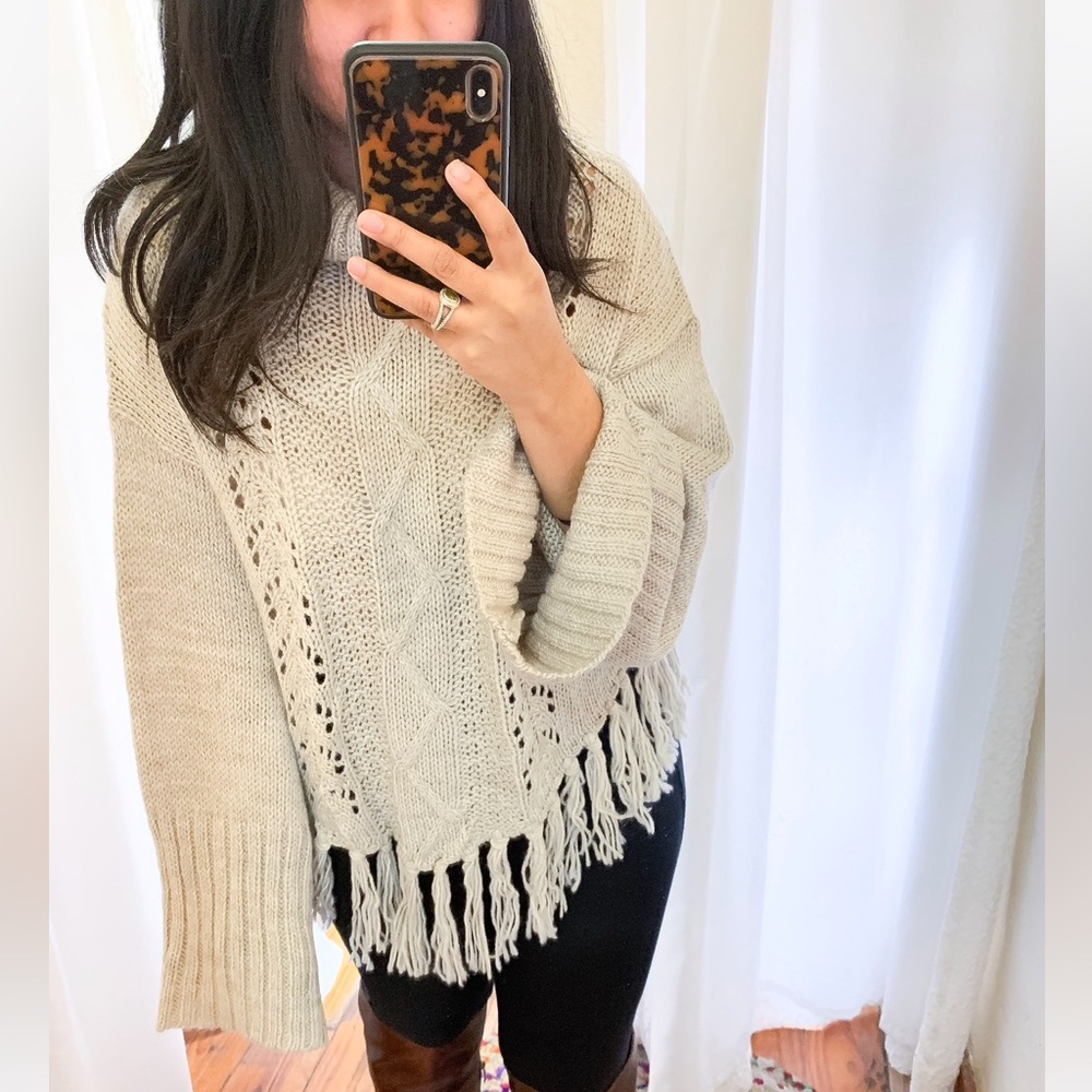 COPY - Angie Fringe Sweater